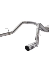 aFe Power Apollo GT Series 3" Stainless Catback Exhaust System w/ Polish Tip GM Gas Trucks 09-19 V6-4.3/V8-4.8/5.3L Crew/Double Cab                                     - 49-44112-P - Image 4