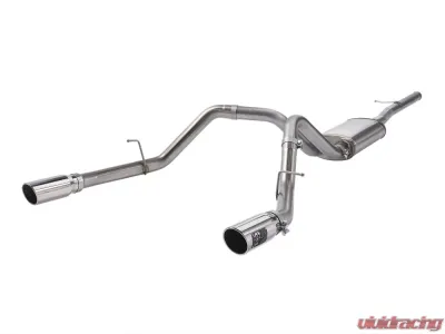 aFe Power Apollo GT Series 3" Stainless Catback Exhaust System w/ Polish Tip GM Gas Trucks 09-19 V6-4.3/V8-4.8/5.3L Crew/Double Cab - 49-44112-P