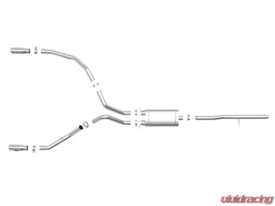 aFe Power Apollo GT Series 3" Stainless Catback Exhaust System w/ Polish Tip GM Gas Trucks 09-19 V6-4.3/V8-4.8/5.3L Crew/Double Cab - 49-44112-P
