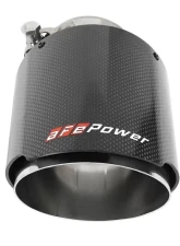 aFe Power Mach Force-Xp Universal Clamp-on Exhaust Tip Carbon Fiber 2-1/2 IN Inlet x 4-1/2 IN Outlet x 7 IN L                                     - 49T25454-C07 - Image 3