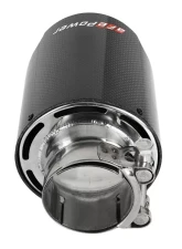 aFe Power Mach Force-Xp Universal Clamp-on Exhaust Tip Carbon Fiber 2-1/2 IN Inlet x 4-1/2 IN Outlet x 7 IN L                                     - 49T25454-C07 - Image 4