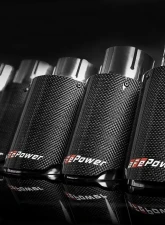 aFe Power Mach Force-Xp Universal Clamp-on Exhaust Tip Carbon Fiber 2-1/2 IN Inlet x 4-1/2 IN Outlet x 7 IN L                                     - 49T25454-C07 - Image 6