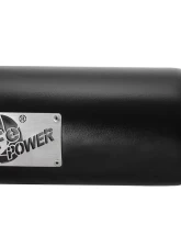 aFe Power Mach Force-Xp Universal Clamp-on Exhaust Tip Black 4 IN Inlet x 5 IN Outlet x 12 IN L                                     - 49T40506-B12 - Image 3
