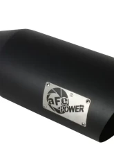 aFe Power Mach Force-Xp Universal Clamp-on Exhaust Tip Black 4 IN Inlet x 7 IN Outlet x 18 IN L                                     - 49T40701-B18 - Image 8