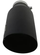 aFe Power Mach Force-Xp Universal Clamp-on Exhaust Tip Black 4 IN Inlet x 7 IN Outlet x 18 IN L                                     - 49T40701-B18 - Image 5