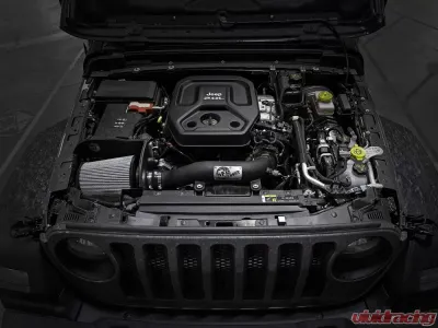 aFe Power Magnum FORCE Stage-2XP Cold Air Intake System w/ Pro DRY S Media Black Jeep Wrangler (JL) 2018-2023 I4-2.0L (t) - 54-53029D