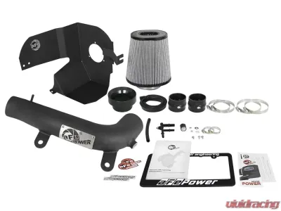 aFe Power Magnum FORCE Stage-2XP Cold Air Intake System w/ Pro DRY S Media Black Jeep Wrangler (JL) 2018-2023 I4-2.0L (t) - 54-53029D
