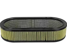 aFe Power Magnum FLOW Universal Oval Racing Filter w/ Pro GUARD7 Media 18-1/8 IN x 7-1/4 IN x 4 IN H w/ Expanded Metal Structure
