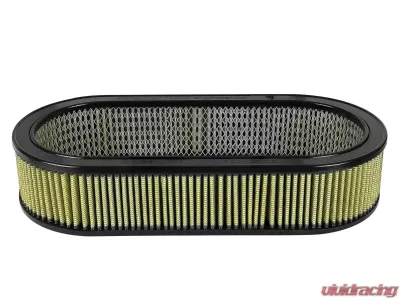 aFe Power Magnum FLOW Universal Oval Racing Filter w/ Pro GUARD7 Media 18-1/8 IN x 7-1/4 IN x 4 IN H w/ Expanded Metal Structure - 18-87003
