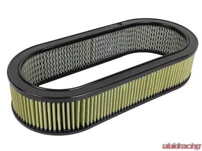 aFe Power Magnum FLOW Universal Oval Racing Filter w/ Pro GUARD7 Media 18-1/8 IN x 7-1/4 IN x 4 IN H w/ Expanded Metal Structure - 18-87003