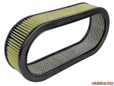 aFe Power Magnum FLOW Universal Oval Racing Filter w/ Pro GUARD7 Media 18-1/8 IN x 7-1/4 IN x 4 IN H w/ Expanded Metal Structure - 18-87003