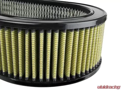 aFe Power Magnum FLOW Universal Oval Racing Filter w/ Pro GUARD7 Media 18-1/8 IN x 7-1/4 IN x 4 IN H w/ Expanded Metal Structure - 18-87003