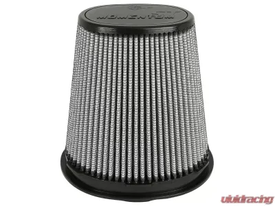 aFe Power Magnum FLOW Universal Air Filter w/ Pro DRY S Media F-4 IN X B-(8X6-1/2) IN (MT2) X T-(5-1/4X3-3/4) IN X H-7-1/2 IN - 21-90101