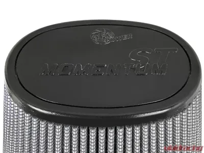 aFe Power Magnum FLOW Intake Replacement Air Filter w/ Pro DRY S Media (6-7/8 IN x 4-7/8 IN) F x (8-1/3 IN x 6-1/3 IN) B x (7-1/3 IN x 9 IN) T x 9 IN H - 21-90106
