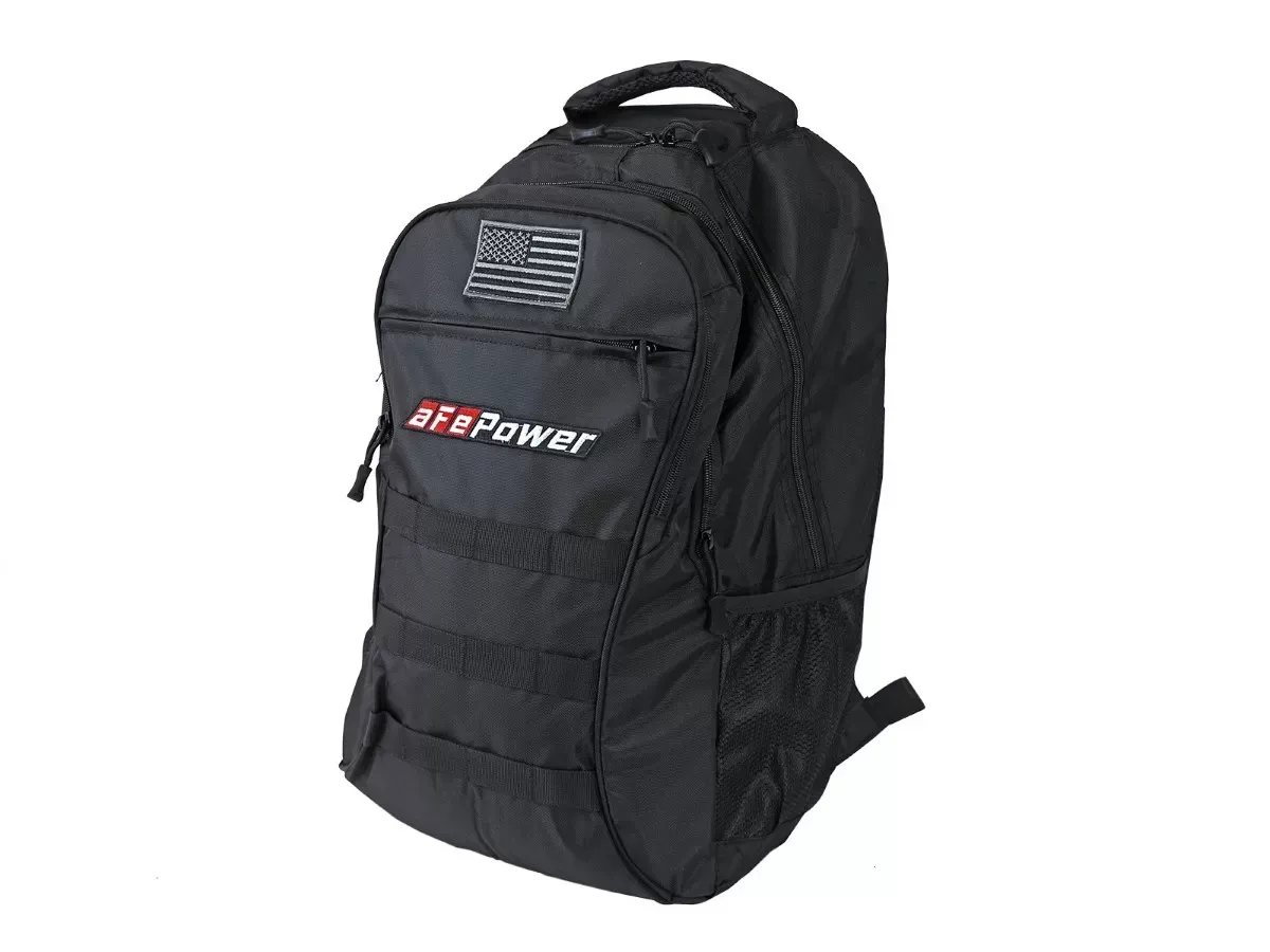 aFe Power Tactical Black Backpack with USB Charging Port - 40-33205-B