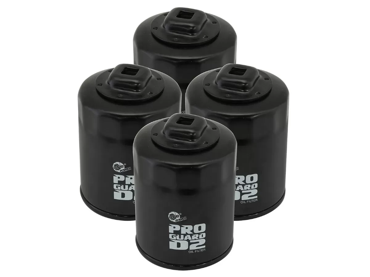 aFe Power Pro GUARD D2 Oil Filter (4 Pack) Nissan | Honda Vehicles 1998-2021 - 44-LF016-MB