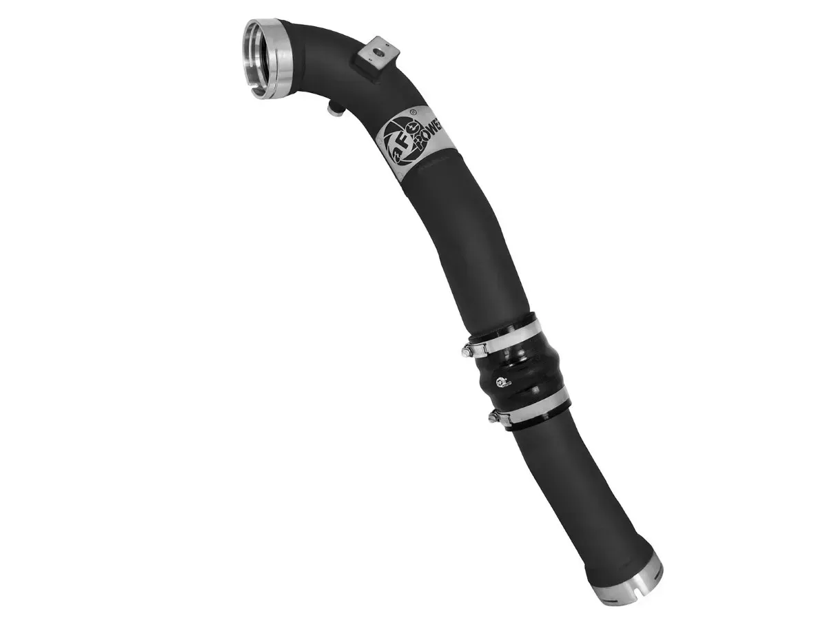 aFe Power Bladerunner 2-1/2 IN to 2-3/4 IN Black Intercooler Tube Cold Side w/ Couplings BMW 328i (F30) 12-18 I4-2.0L (t) N20 - 46-20229-B