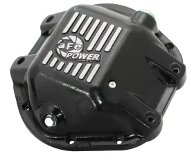 aFe Power Pro Series Rear Differential Cover Black w/ Machined Fins Jeep 97-18 (Dana 44 Axles)