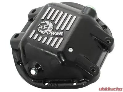 aFe Power Pro Series Rear Differential Cover Black w/ Machined Fins Jeep 97-18 (Dana 44 Axles) - 46-70162