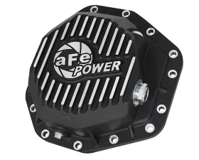 aFe Power Pro Series Rear Differential Cover Black w/ Machined Fins Ford Diesel Trucks 2017-2021 V8-6.7L (td)