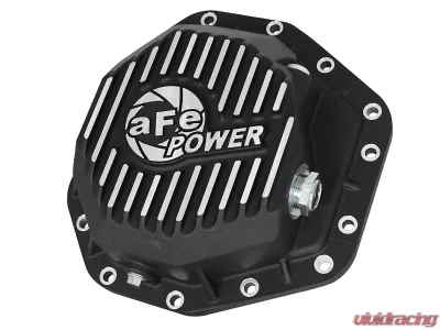 aFe Power Pro Series Rear Differential Cover Black Aluminum for Ford Diesel Trucks 2017-2023 - 46-70352