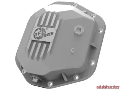 aFe Power Street Series Dana 44 Rear Differential Cover Raw w/ Machined Fins Jeep Wrangler TJ/JK 97-18 - 46-71110A