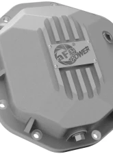 aFe Power Street Series Dana 44 Rear Differential Cover Raw w/ Machined Fins Jeep Wrangler TJ/JK 97-18                                     - 46-71110A - Image 2