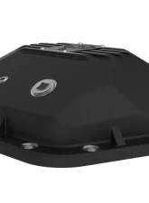 aFe Power Pro Series Dana 44 Rear Differential Cover Black w/ Machined Fins & Gear Oil Jeep Wrangler (TJ/JK) 97-18                                     - 46-71111B - Image 4
