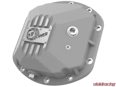 aFe Power Street Series Dana 30 Front Differential Cover Raw w/ Machined Fins Jeep Wrangler (TJ/JK) 97-18 - 46-71130A