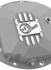 aFe Power Street Series Dana 30 Front Differential Cover Raw w/ Machined Fins Jeep Wrangler (TJ/JK) 97-18                                     - 46-71130A - Image 2