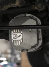 aFe Power Street Series Dana 30 Front Differential Cover Raw w/ Machined Fins Jeep Wrangler (TJ/JK) 97-18                                     - 46-71130A - Image 6