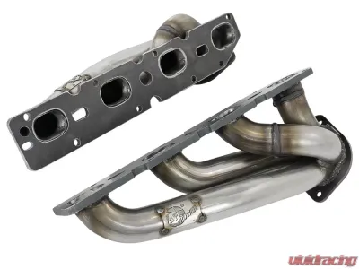 aFe Power Twisted Steel 304 Stainless Steel Shorty Header Dodge Challenger/Charger 09-19 V8-5.7L - 48-32021