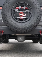 aFe Power Mach Force-Xp 3" 409 Stainless Steel Hi-Tuck Catback Exhaust System Jeep Wrangler JL L4-2.0L t | V6-3.6L 2018-2024                                     - 49-48080 - Image 6