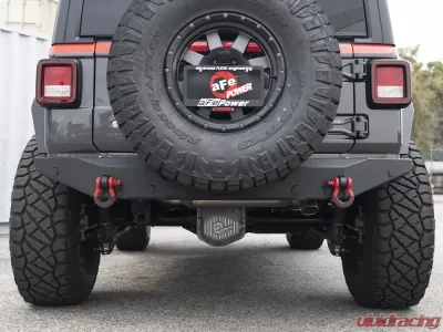 aFe Power Mach Force-Xp 3" 409 Stainless Steel Hi-Tuck Catback Exhaust System Jeep Wrangler JL L4-2.0L t | V6-3.6L 2018-2024 - 49-48080
