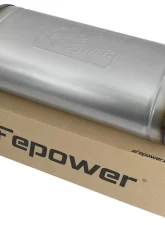 aFe Power Mach Force-Xp Stainless Muffler 2.5" Offset/Dual 18" L x 8" W x 5" H Oval Body                                     - 49M00033 - Image 4