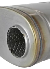 aFe Power Mach Force-Xp Stainless Muffler 2.5" Offset/Dual 18" L x 8" W x 5" H Oval Body                                     - 49M00033 - Image 4