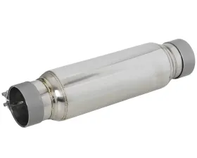 aFe Power Mach Force-Xp Stainless Resonator 3 IN Inlet/Outlet x 4 IN Dia. x 12 IN Body x 16 IN OAL