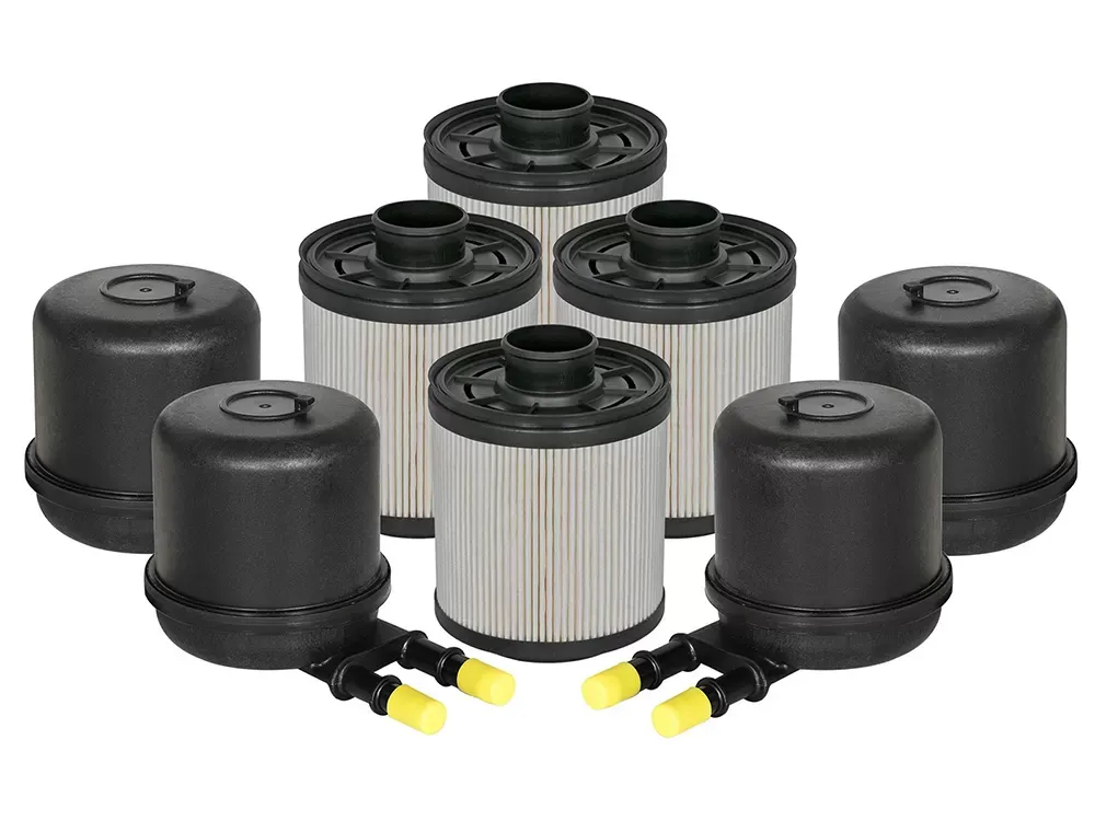 aFe Power Pro GUARD D2 Fuel Filter (4 Pack) Ford Diesel Trucks 2011-2021 V8-6.7L (td) - 44-FF014-MB