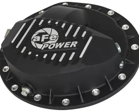 aFe Power Rear Differential Cover, Machined Fins; Pro Series Nissan Titan XD 16-17 V8-5.0L (td)