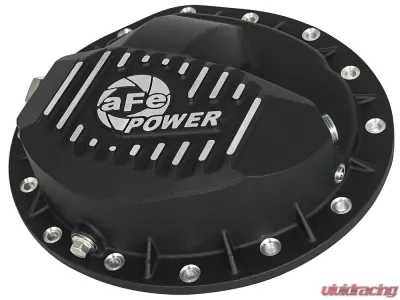 aFe Power Rear Differential Cover, Machined Fins; Pro Series Nissan Titan XD 16-17 V8-5.0L (td) - 46-70362