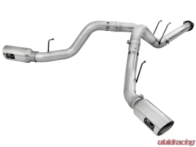 aFe Power ATLAS 4" Aluminized Steel DPF-Back Exhaust System Ford Diesel Trucks 11-14 V8-6.7L (td) - 49-03065-P