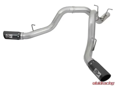 aFe Power ATLAS 4" DPF-Back Aluminized Steel Exhaust System GM Diesel Trucks 2017 V8-6.6L (td) L5P - 49-04086-B