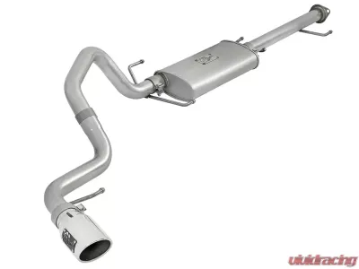 aFe Power Scorpion 2-1/2" Aluminized Steel Catback Exhaust System w/ Polished Tip Toyota FJ Cruiser 07-17 V6-4.0L - 49-06039-P