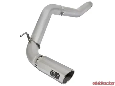 aFe Power ATLAS 5" DPF-Back Aluminized Steel Exhaust System w/Polished Tip Nissan Titan XD 16-17 V8-5.0L (td) - 49-06112-P