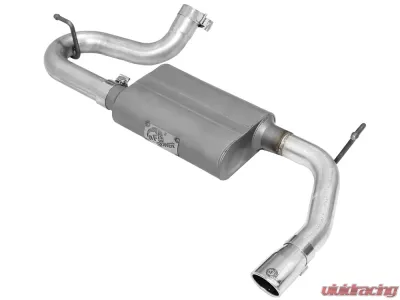 aFe Power Scorpion 2-1/2" Aluminized Steel Axle-Back Exhaust System Jeep Wrangler (JK) 07-17 V6-3.8L/3.6L - 49-08047-P