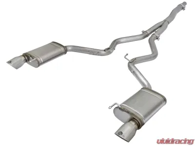 aFe Power Mach Force-Xp 3" to 2-1/2" 304 Stainless Steel Catback Exhaust System Ford Mustang EcoBoost 2015-2022 I4-2.3L (t) - 49-33084-P