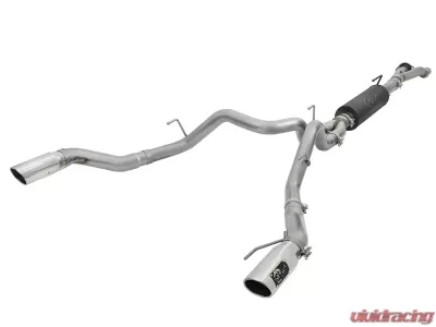 aFe Power Mach Force-Xp 3" to 3-1/2" 304 Stainless Steel Catback Exhaust System w/ Polished Tips Ford F-150 Limited | Raptor V6-3.5L (tt) EcoBoost 2017-2020 - 49-33094-P