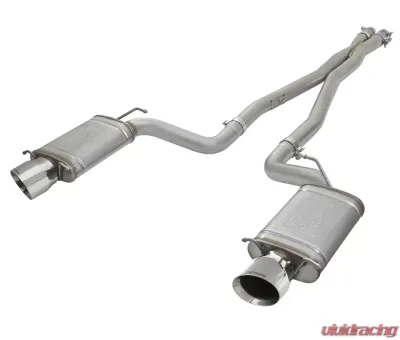 aFe Power Mach Force-Xp 3" 304 Stainless Steel Catback Exhaust System Cadillac CTS-V 09-15 V8-6.2L (sc) - 49-34063-P