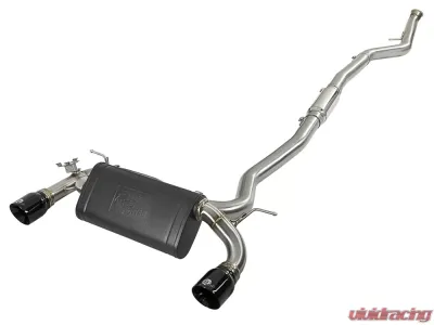 aFe Power Mach Force-Xp 3" to 2-1/2" 304 Stainless Steel Catback Exhaust System BMW 335i (F30) 12-15 L6-3.0L (t) N55 - 49-36340-B