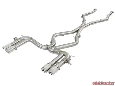 aFe Power Mach Force-Xp 3-1/2" 304 Stainless Steel Catback Exhaust System BMW X5 M (F85)/X6 M (F86) 15-18 V8-4.4L (tt) S63 - 49-36342-P